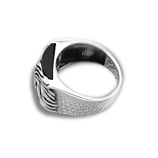 Lyione sterling silver men's signet ring - Wedding Rings |  Abuja | Lagos | Nigeria