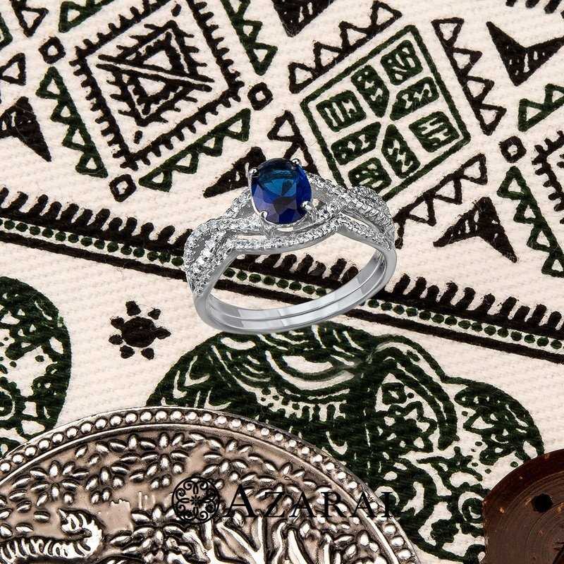 Adelaide sterling silver bridal set - Wedding Rings |  Abuja | Lagos | Nigeria
