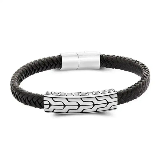 Arak leather bracelet for men - Wedding Rings |  Abuja | Lagos | Nigeria