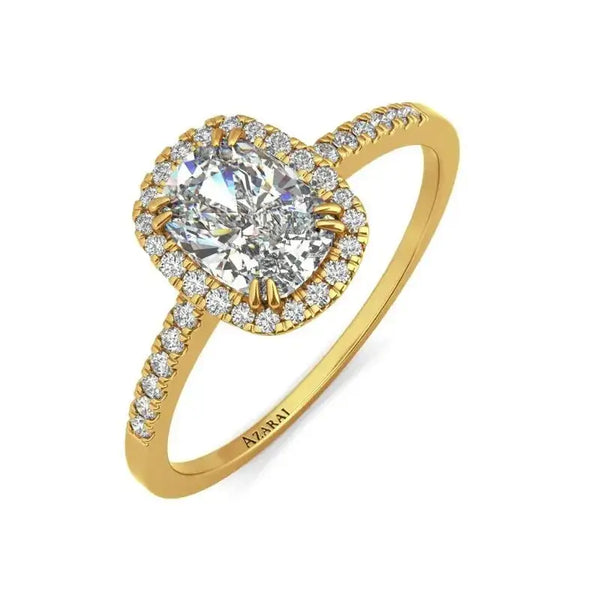 Adeline 9kt gold engagement ring - Wedding Rings Abuja | Lagos