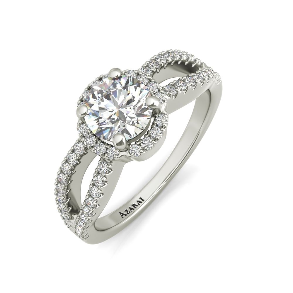 A white gold halo engagement ring with diamonds, perfect for Angelika. becomes:

An Angelika sterling silver engagement ring with diamonds, perfect for Angelika.