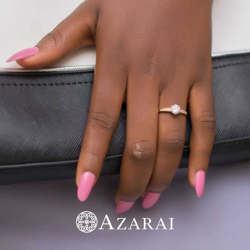 Anna 9kt gold engagement ring - Wedding Rings |  Abuja | Lagos | Nigeria
