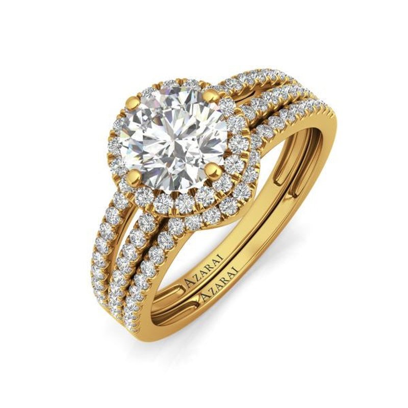 Bella 9kt gold bridal set - Wedding Rings |  Abuja | Lagos | Nigeria