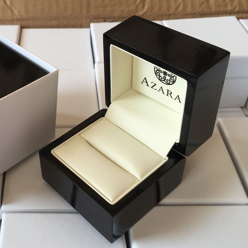 Premium wooden double ring box - Wedding Rings |  Abuja | Lagos | Nigeria
