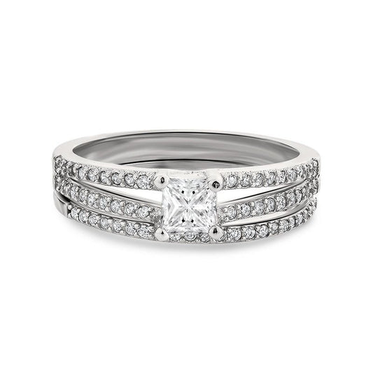 Dawn sterling silver bridal set - Wedding Rings |  Abuja | Lagos | Nigeria