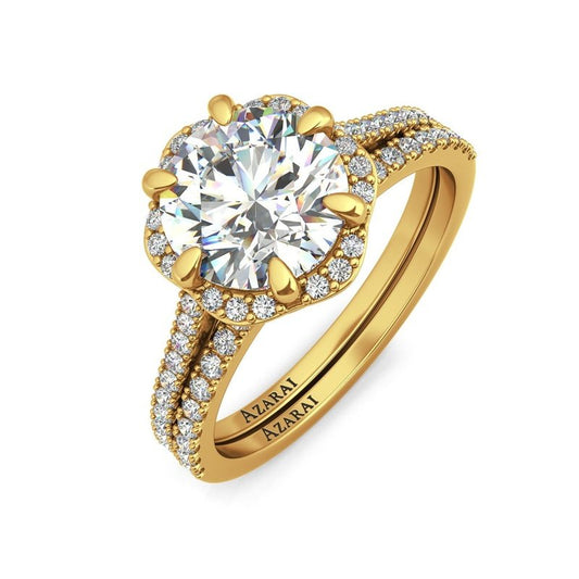Daphne 9kt gold bridal set - Wedding Rings |  Abuja | Lagos | Nigeria