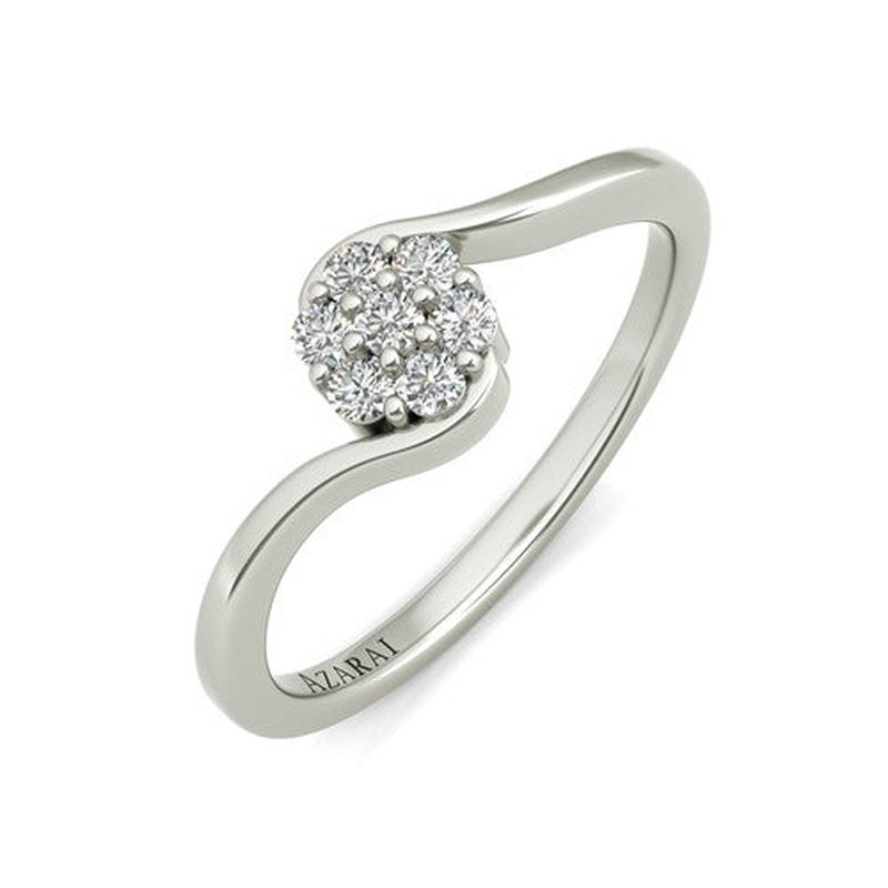 Fleur sterling silver engagement ring - Wedding Rings |  Abuja | Lagos | Nigeria