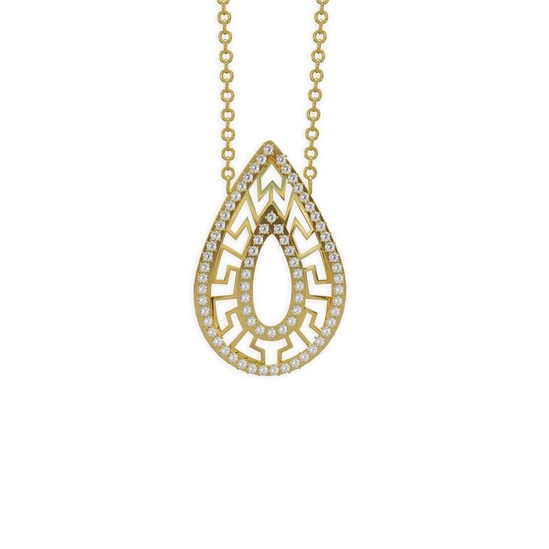 Ventus 9kt gold pendant and chain - Wedding Rings |  Abuja | Lagos | Nigeria