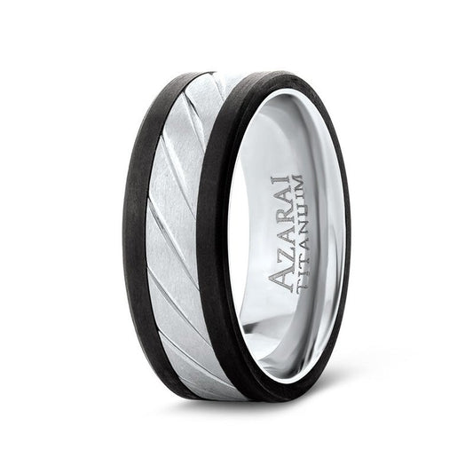 Tahr carbon fibre wedding band - Wedding Rings |  Abuja | Lagos | Nigeria