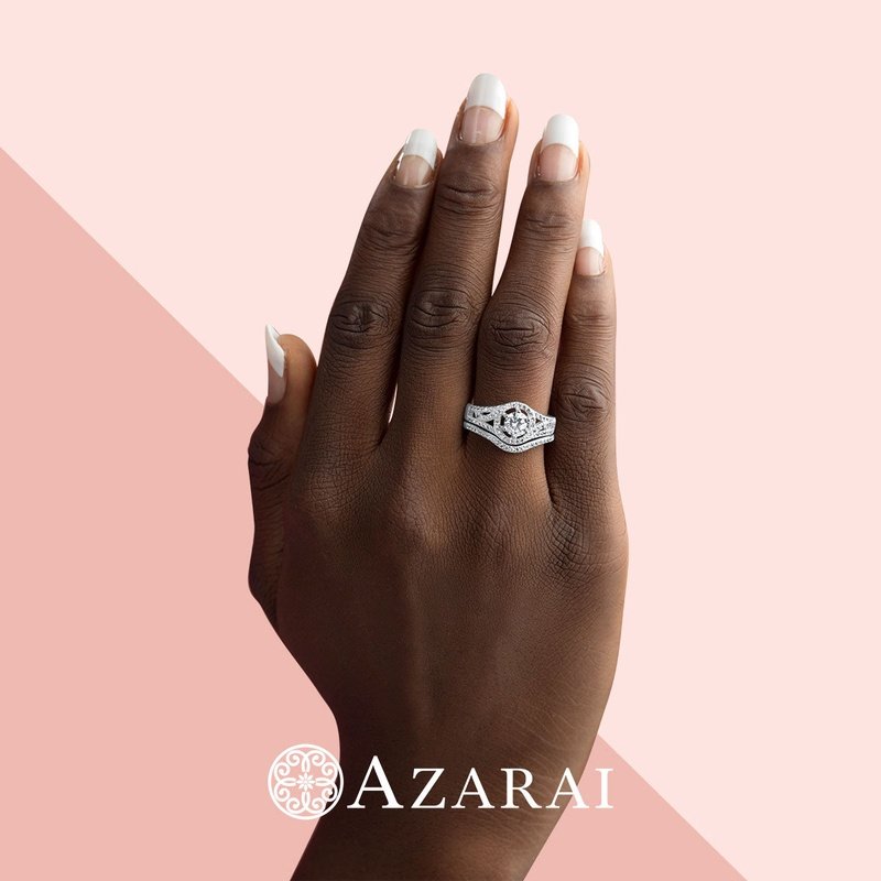 Zhane sterling silver bridal set - Wedding Rings |  Abuja | Lagos | Nigeria