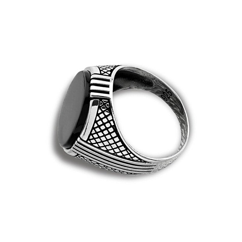 Solstice sterling silver men's signet ring - Wedding Rings |  Abuja | Lagos | Nigeria