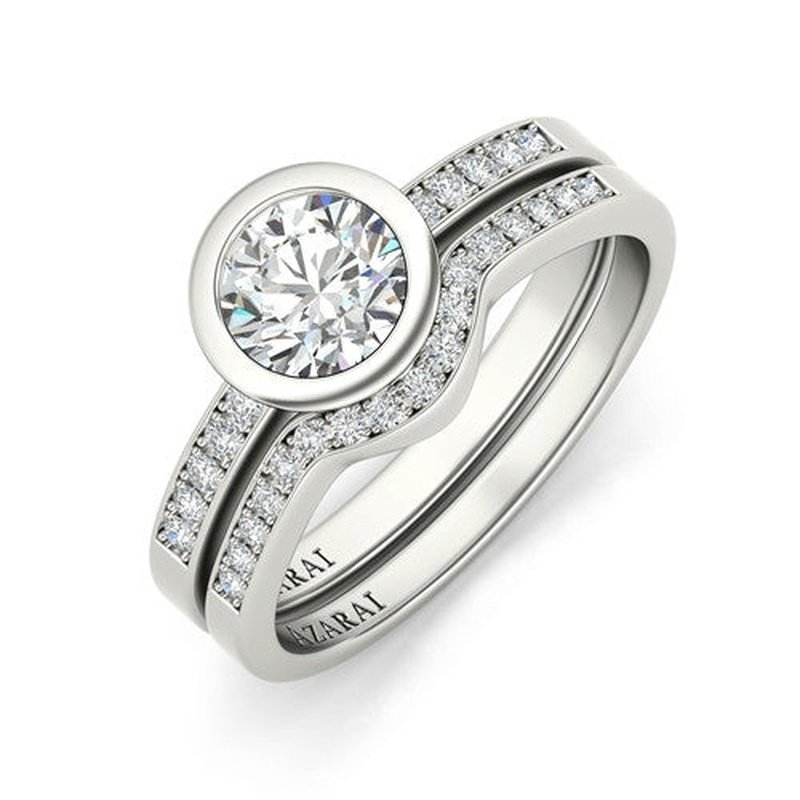 Lucida sterling silver bridal set - Wedding Rings |  Abuja | Lagos | Nigeria
