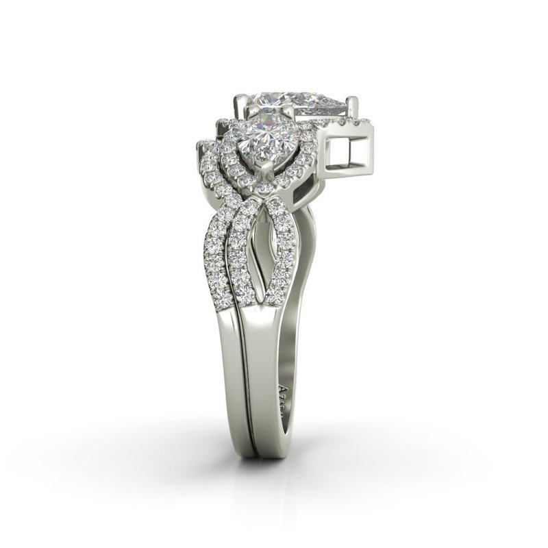 Alyssa sterling silver bridal set - Wedding Rings |  Abuja | Lagos | Nigeria