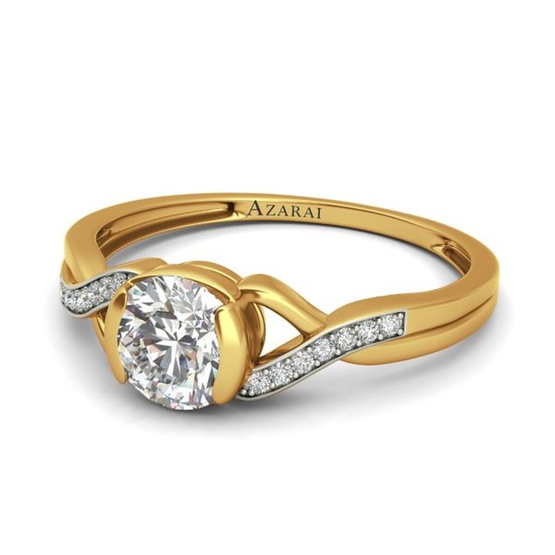 Anise 9kt gold engagement ring - Wedding Rings |  Abuja | Lagos | Nigeria