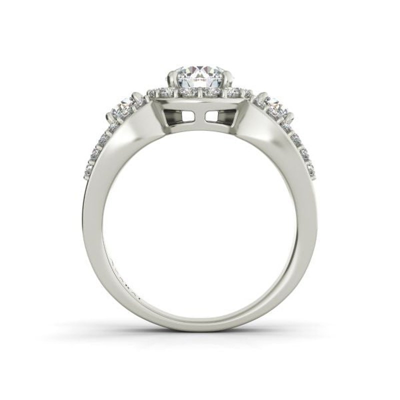 Enchanted Disney Vault Aurora Round Diamond Engagement Ring 5/8ctw - Size 7  | REEDS Jewelers