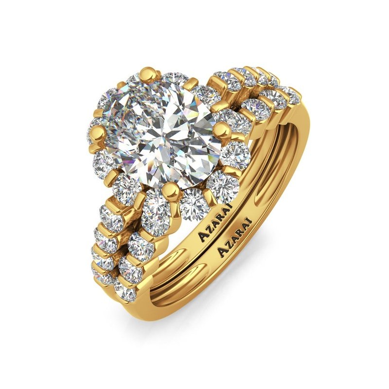 Nicola 9kt gold bridal set - Wedding Rings |  Abuja | Lagos | Nigeria