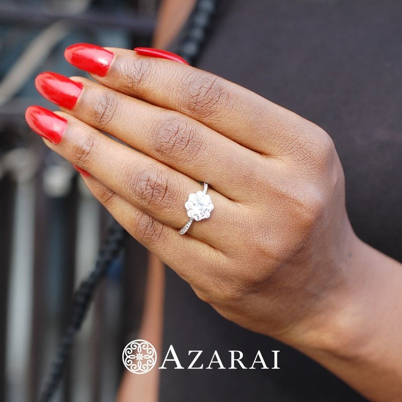 Charlotte sterling silver engagement ring - Wedding Rings |  Abuja | Lagos | Nigeria