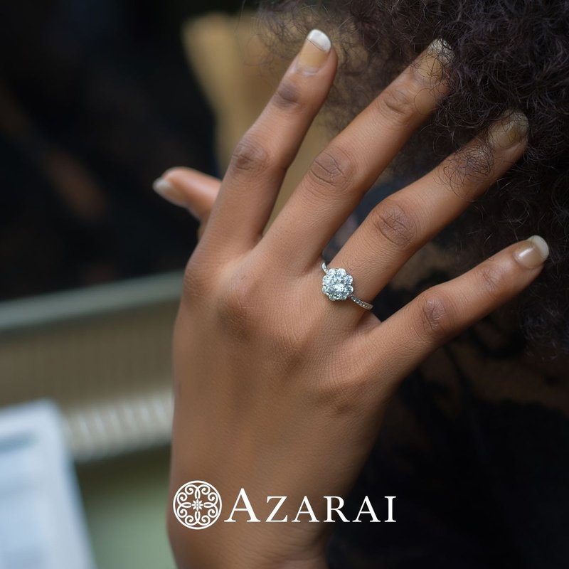 Charlotte sterling silver engagement ring - Wedding Rings |  Abuja | Lagos | Nigeria
