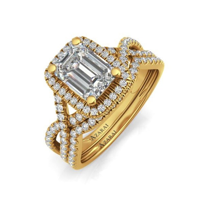 Arabella 14kt gold bridal set - Wedding Rings |  Abuja | Lagos | Nigeria
