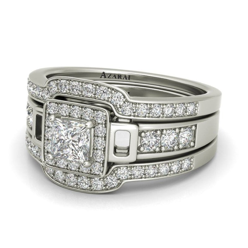 Henriette sterling silver bridal set - Wedding Rings |  Abuja | Lagos | Nigeria