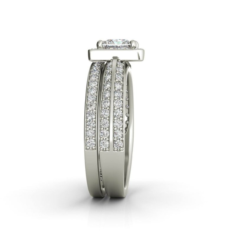 Hepburn sterling silver bridal set - Wedding Rings |  Abuja | Lagos | Nigeria