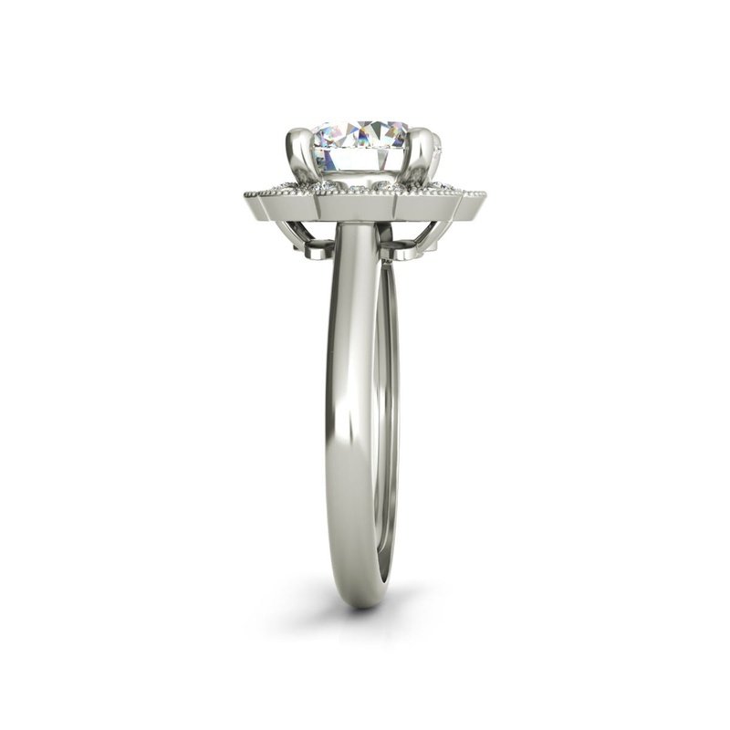 Lily 9kt gold engagement ring - Wedding Rings |  Abuja | Lagos | Nigeria