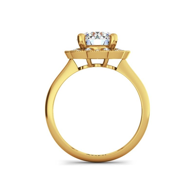 Lily 9kt gold engagement ring - Wedding Rings |  Abuja | Lagos | Nigeria