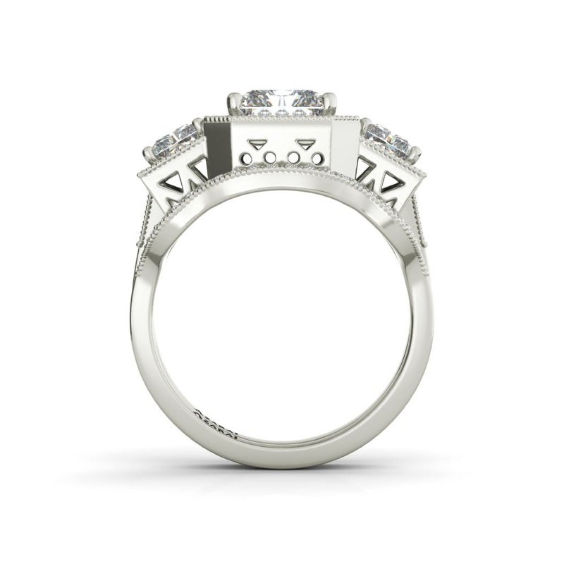 Manhattan sterling silver bridal set - Wedding Rings |  Abuja | Lagos | Nigeria
