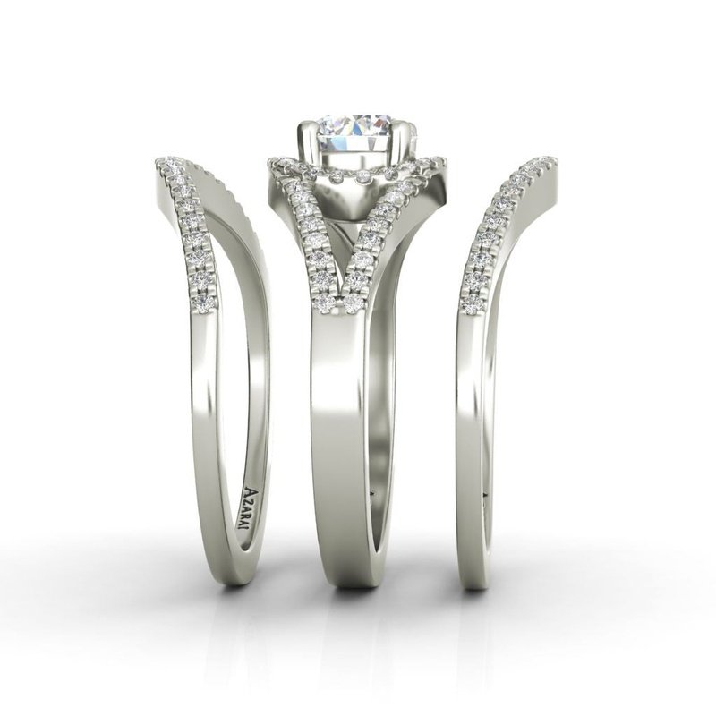 Raquel sterling silver bridal set - Wedding Rings |  Abuja | Lagos | Nigeria