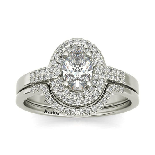 Selena sterling silver bridal set ON CLEARANCE - Wedding Rings |  Abuja | Lagos | Nigeria
