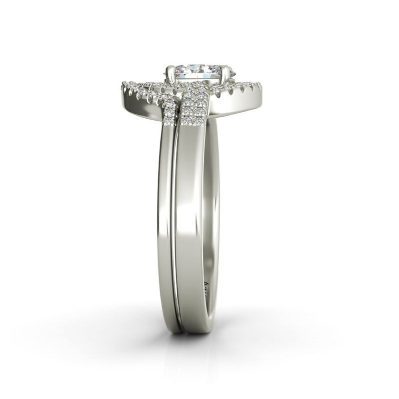 Selena sterling silver bridal set ON CLEARANCE - Wedding Rings |  Abuja | Lagos | Nigeria