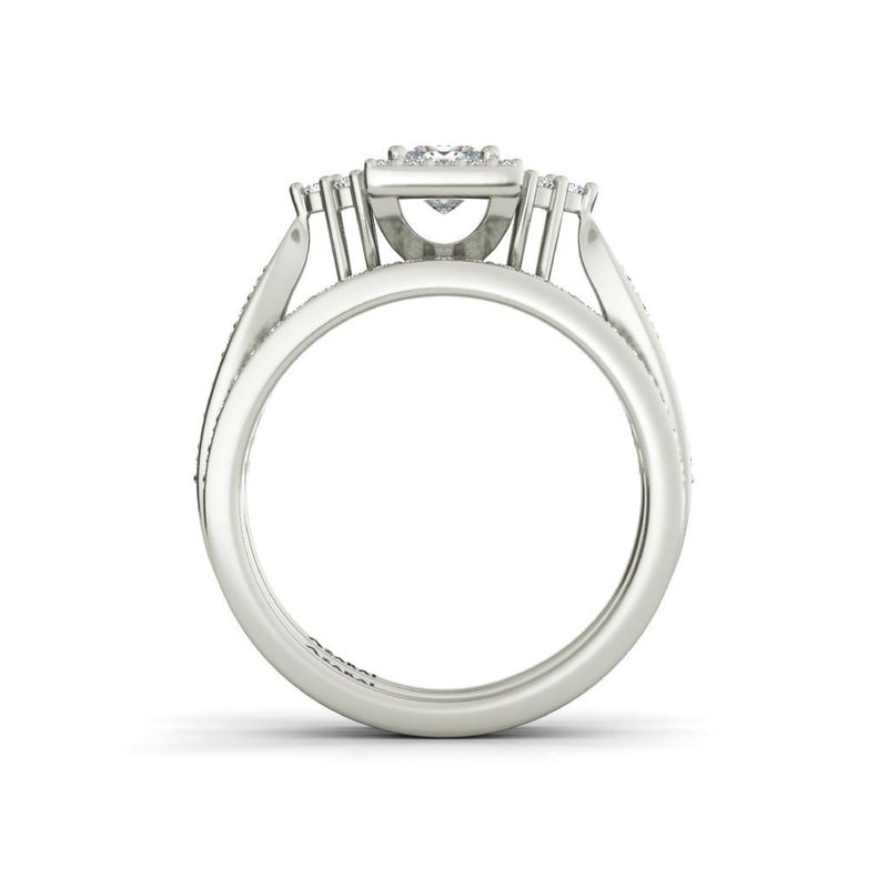 Selma sterling silver bridal set - Wedding Rings |  Abuja | Lagos | Nigeria