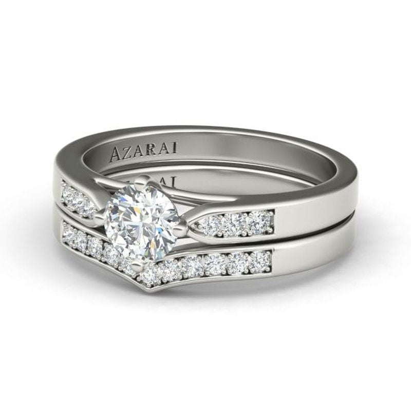 Sofia sterling silver bridal set - Wedding Rings |  Abuja | Lagos | Nigeria