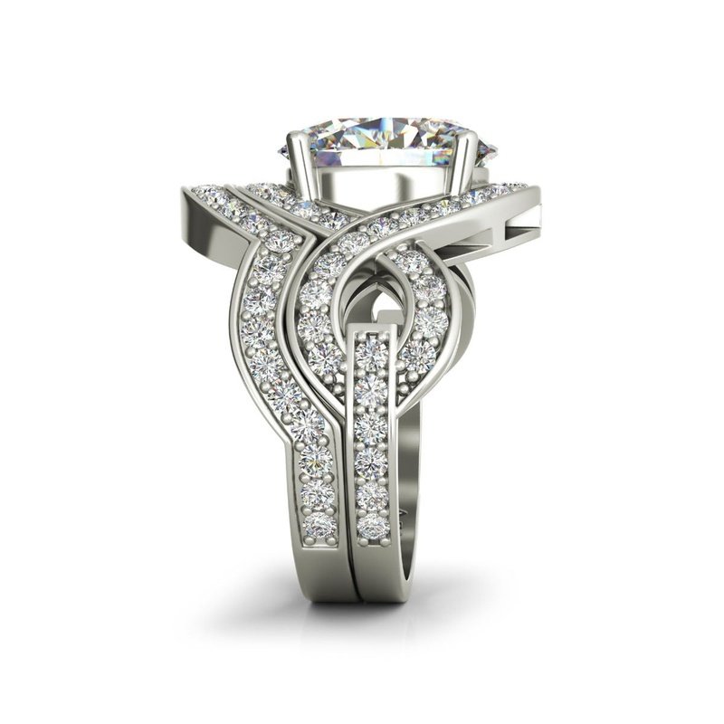 Cersei 9kt gold bridal set - Wedding Rings |  Abuja | Lagos | Nigeria